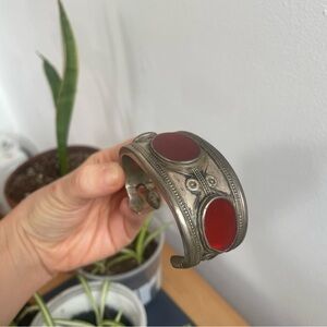 Antique Silver Cuff Bracelet from Afghanistan
